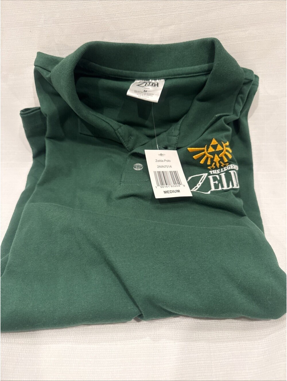 The Legend of Zelda Polo Shirt Mens Size M